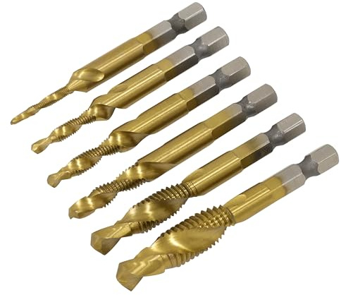Sealey Kombi-Bohrer- und Gewindebohrer-Set, 6-teilig, AK3025