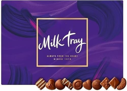 Cadbery Milk Tray Chocolate Box – Assorted Milk Chocolates Gift Set, 445g – Perfect for Birthdays, Anniversaries & Special Occasions 2025