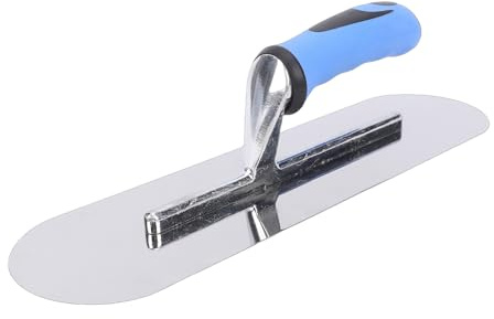 Oreilet Cazzuola Piscina, Cazzuola Muratura in Acciaio Inossidabile per Calcestruzzo Finitura Cartongesso Intonacatura Cemento Costruzione, Strumento per Calcestruzzo, 355x100mm