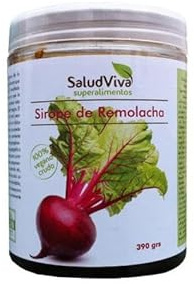 Sirope de Remolacha 390g | Salud Viva | Endulzante Natural | Alternativa al Azúcar Refinado | Vegano | Ideal para Bebidas, Repostería y Cocina Saludable