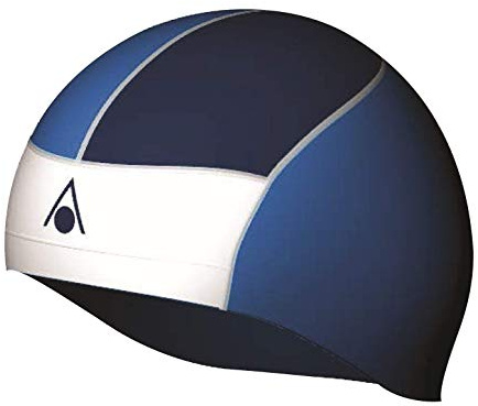 Aquasphere Skull Cap II – Marineblau/Weiß/Silber