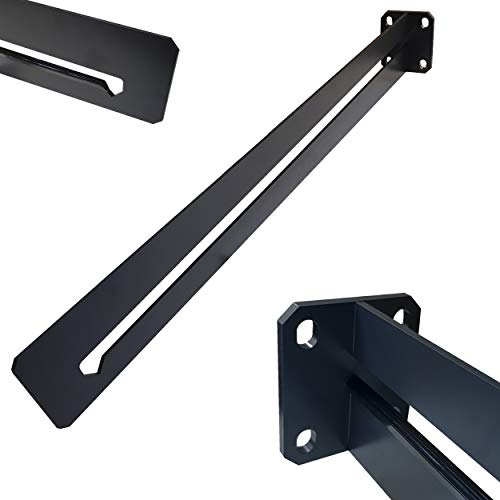 Vordach Vordachträger Vordachhalter Model Eckig (1 Stück) Träger Anthrazit RAL 7016