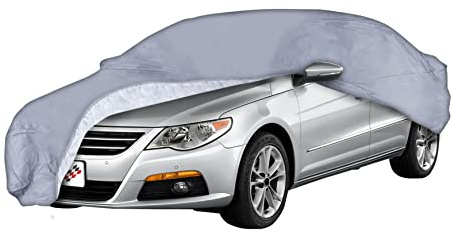 Walser Premium Autoplane All Weather Premium, Autogarage wetterfest, Vollgarage wasserdicht, UV-Sonnenschutzplane, Autoabdeckung Größe 5