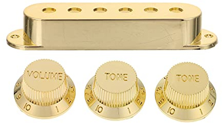 Milisten 7stücke Titel Teiliges Aus Langlebigen Tonabnehmerabdeckungen Gitarre Goldene Pickup-cover Für Bass Und Gitarre Rostbeständig Und Installieren