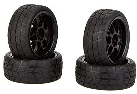 ZGJYSP 4pcs High Performance 1/10 Rally Car Felgenräder und Reifen 20101 für HSP HPI Kyosho RC Car