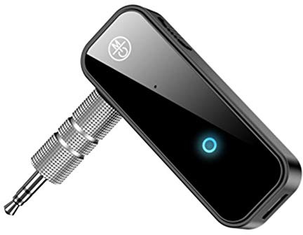 C28 Émetteur-récepteur Bluetooth 5.0, adaptateur audio Bluetooth 5.0 avec port de câble de 3,5 mm, faible latence, double connexion pour TV, système audio domestique, casque et haut-parleur