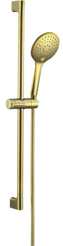 Essebagno Luisa ensemble barre de douche or brossé 3 pièces