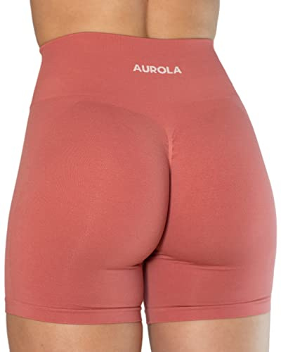 AUROLA Short d'entraînement Intensify pour Femme - sans Couture - Short de Gym, Yoga, Course à Pied, Sport, Exercice Actif, Fitness