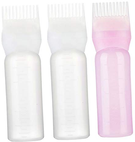 CALLARON 3stücke Hair Dye Applicator Waschflasche Für Haarfärbung Salon-haarfärbe Kamm Für Zuhause Und Friseursalons Langlebig Und Leicht Gleichmäßige Farbverteilung