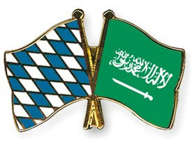 Bayern-Saudi-Arabien Freundschafts Pin - Flaggen Pin