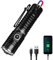 Wurkkos TS22 XHP70.2 Torcia LED Ultra Luminosa 4500 Lumen USB C Ricaricabile Torcia Magnetica Multifunzione Lampada da Lavoro IPX8 Impermeabile Mini Torce Elettriche per Campeggio Esterno, Emergenze