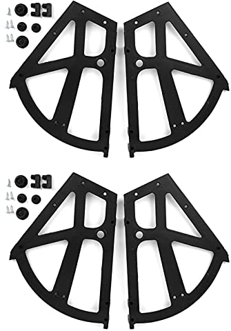 Charnière D'armoire à Chaussures, Raccords De Remplacement D'armoire à Chaussures Noire, 4 Pièces/ensemble De Meubles De Maison Chaussures Tiroir Charnière D'armoire Bascule Plaque Cadre Tournant Acce