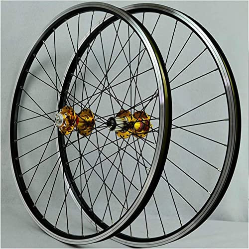 Laufradsatz 26 Zoll Vorder- und Hinterrad, Scheiben-/V-Bremse, Schnellspanner, Leichtmetallfelge vorne, 2 hinten, 4 7-11-Gang-QR-Mountainbike-Rad, Straßenrad