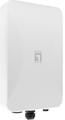 LevelOne WAB-8021 AX3000 Dual Band Wi-Fi 6 Outdoor PoE Wireless Access Point, omnidirektional