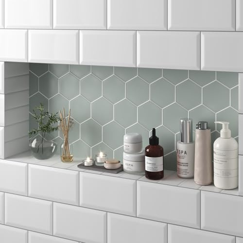 Uni-Green Shower Niche Insert Tile Ready, 16x40x4 Recessed Wall Shelf for Bathroom, Plenty of Room for Tall Bottles, Shampoo, Conditioner, Soap and Candles
