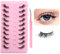 GADITIEK 10 paires Faux Cils Individuel, Extension Cils de Half Eyelashes Demi cils Curly Cat Eye Lashes Look Avec Naturel Wispy-Naturel Cils Artificiels (BY01)