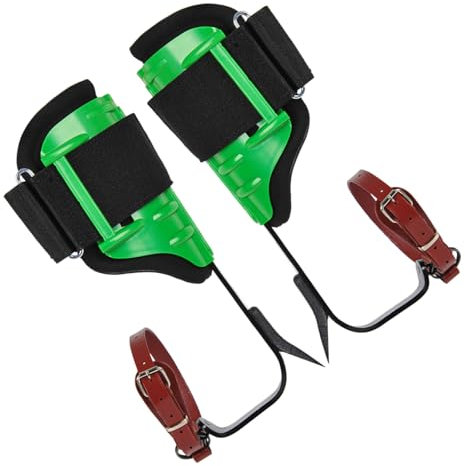 Hxyxbnhno Baumkletter-Spikes, Pedalwerkzeug mit verstellbarem Gürtel, Klettersporn, Outdoor-Kletterausrüstung für Baumarbeiten