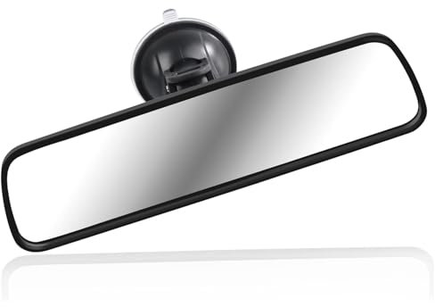 Xiciki Rétroviseur Conduite Accompagnée Universel à Ventouse 200 x 60 mm - Miroir Intérieur de Voiture