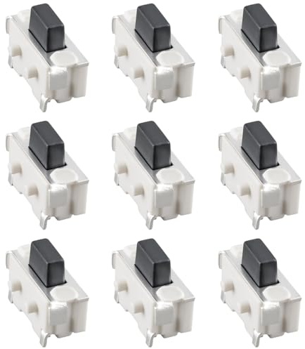 The Lord of the Tools 40 interruptores táctiles laterales micro SMD SMT para aparatos eléctricos, juguetes, 2 x 4 x 3,5 mm