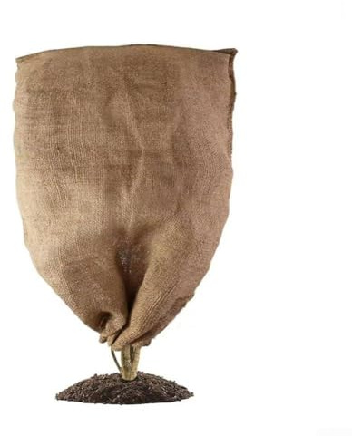 Sacs de protection d'hiver en toile de jute, parfaits pour les plantes d'extérieur et les besoins de stockage (80 × 120 cm)