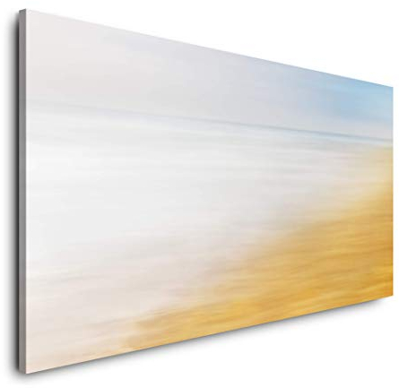 Meer mit Sonnenaufgang 120x 60cm Panorama Leinwand Bild XXL Format Wandbilder Wohnzimmer Wohnung Deko Kunstdrucke