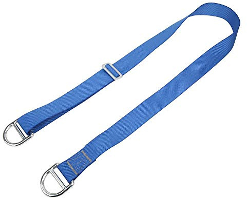 Keenso Sangle d'Escalade, 1,5 m de Sangle d'Escalade Extérieure Réglable Protection d'Escalade Sling Flat Belt Rope Safety Connection Sling Protection Training