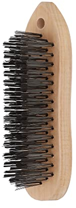 Spazzola mano con manico in legno, violino filo acciaio, 170 x 90 cm, rimozione