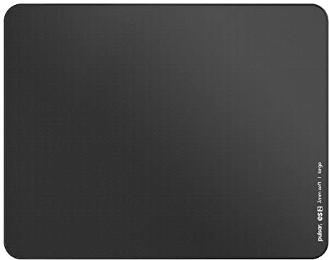 PulsarGamingGears - ES2 Esports Professional Level Gaming Mouse Pad/Mat 3mm Thickness Anti-Slip Base Anti-Fray Precision Stitching 16.5in x 13in (L, Black)