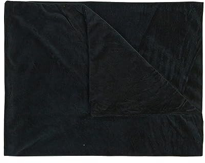 Kissenbezug, weicher Plüschkissen, lange Kissenbezüge, großer Reißverschluss, Kissenbezug für Bett, Sofa, schwarz, 50 x 152 cm