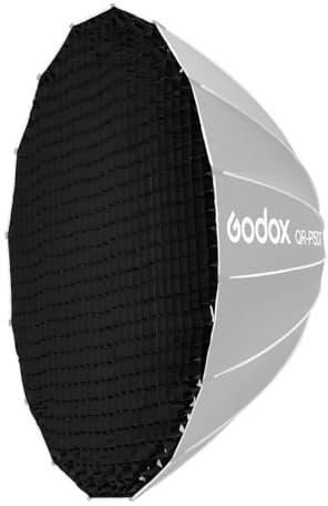 Softbox parabolico a sgancio rapido QR-P60T/70T/90T/120T/150T (griglia da 150 cm)