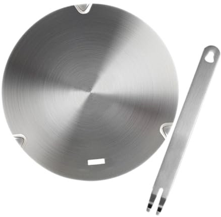 SHOWERORO Placa Difusora De Calor De Inoxidable para Cocinas De Inducción Compatible Todo Tipo De Utensilios De Cocina para Cocción Uniforme y Larga Duración