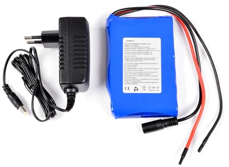 AFTERtech batteripaket 24 V 2 600 mAh 2,6 Ah litiumbatteri 111 x 73 x 19 mm 6s1p 25,2 V G4E4
