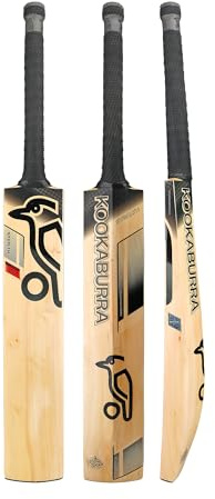 Kookaburra Stealth Max Cricket Bat, Short Handle, Black