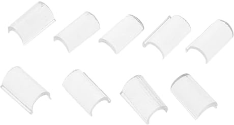 Beavorty 100 Gránulos de Pegamento Transparente de Queratina para Extensiones de Cabello, Adhesivo Termofusible en Forma de Uñas para Peinados y Extensiones