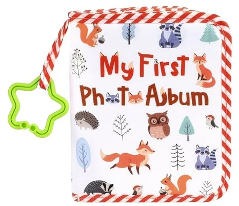 Photo Album Baby Emerald Green Soft Photo Album for Babies,My First Photo Album for Baby 14x18cm Baby First Photo Album,Baby Photo Book Suitable as a Gift for Babies and Young Children