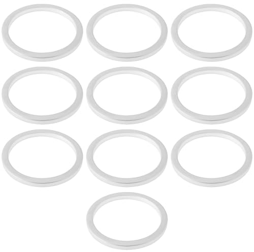 LT Easiyl 10 Stück Dichtring Ölablassschraube Auto Ölablassschraube Aluminiumdichtung 30713220 Kompatibel mit Volvo 27 X 22 X 2 Mm