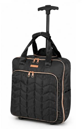 Bordlite EasyJet Underseat Cabin Bag 45x36x20cm – Lightweight Wheeled Holdall with Trolley Handle – Fits EasyJet Free Cabin Bag Allowance