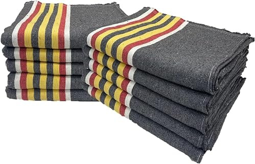 LNT France - Lot de 10 Couvertures de Déménagement 150 x 200 cm - Protection Maximale pour Meubles - Très Haute Résistance, 410 GR/m² - 100% Fibres Recyclées - Fabriqué en France