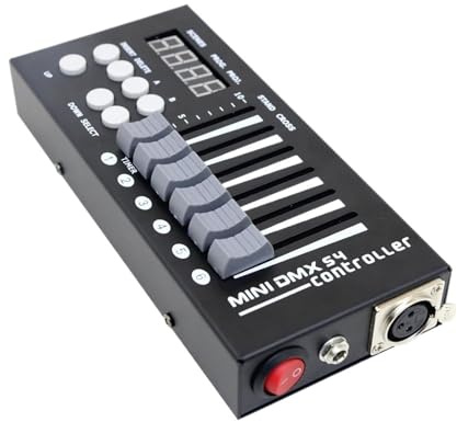 JVDDI Handheld MINI Console DJ Controller Lighting Stage 54ch Controller For Home KTV Light Effects Led Par Light