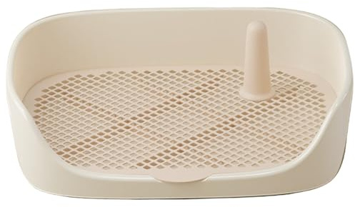 Hundetöpfchen-Tablett, 15, 75 x 11, 81 x 4, 33 cm, auslaufsicher, große Hunde-Töpfchen-Trainings-Katzentoilette für den Innenbereich, tragbare Kunststoff-Toilette für Welpen und Katzen