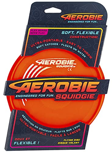 Aerobie Squidgie Disc – 20,3 cm Durchmesser, Spoilerfelgen-Design für Lange, präzise Flüge, 2019 Modell