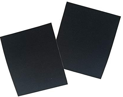 2 Stk. Selbstklebendes Zelt Reparatur Patch schwarz Nylon Aufkleber Flicken