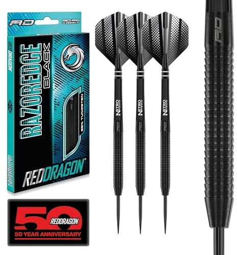 RED Dragon Darts | Razor Edge Black