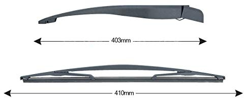 TopLight - Brazo y cepillo para limpiaparabrisas de 410 mm
