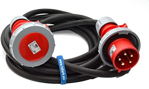 HILARK Verlängerungskabel aus Gummi H07RN-F 5x4 mm2 IP67 32A 50m