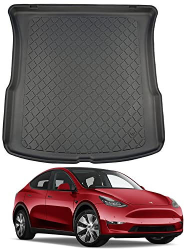 NOMAD Boot Liner Mat for Tesla Model Y Trunk (Both Models) 2021+, Premium Anti-Slip TPE Car Boot Protector Tray, Waterproof Raised Edge Trunk Mat, Easy Clean Cargo Floor Liner