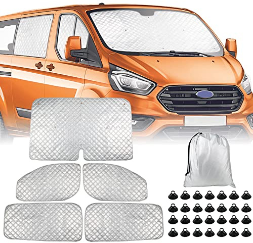 Opaltool 5PC Thermomatte Fahrerhaus Innen für Ford Transit Custom 2012-2026