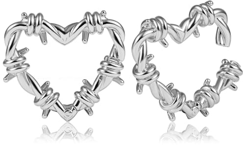 Vankula Ohr Gewichte Hangers Flesh Tunnel Weights Herz Edelstahl für männer damen Ohrpiercing ohrloch dehnen Schmuck 4mm 5mm 6mm 12mm