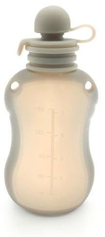 Muttermilchbeutel - Auslaufsichere Silikonbeutel zur Aufbewahrung von Muttermilch - Hitzebeständiger Aufbewahrungsbehälter für Muttermilch, Fruchtpürees, Müsli, Saft und pastöse Lebensmittel