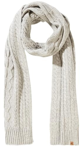 camel active Damen Zopfstrick-Schal aus hochwertigem Material-Mix
